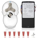 Universal Ceiling Fan Remote Control Kit for Hunter, Harbor Breeze, Hampton Bay, 3-Speed Control wit