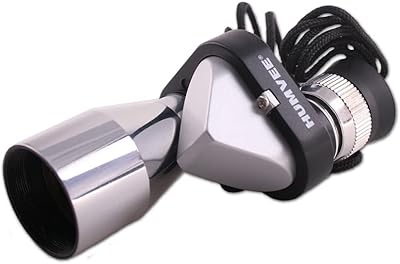 Campco Humvee 8x20 Monocular - Folding Stainless Steel Monocular with Anti-Reflective Lens, Silver
