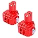 Produktbild 2 Stück 1222 3,5Ah NI-Mh Ersatzakku für Makita Akku 12V 1222 1220 PA12 1233S 1234 1233 1235 1235B 1235F192696-2 192698-8 192698-A 193138-9 193157-5
