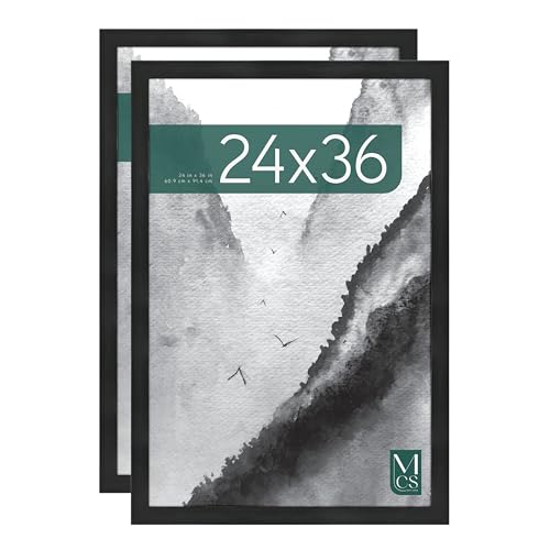 MCS Museum Poster Frame Onyx 24 x 36 in 2 pk