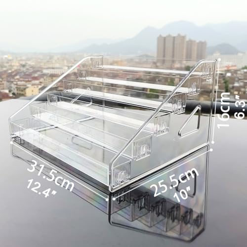 Takelablaze Organizador de tinta acrílica e suporte de pincel de pintura, suporte de armazenamento d