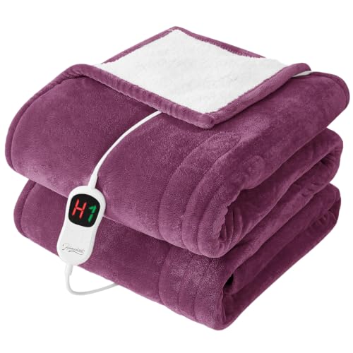 Image of Homemate Heated Electric Blanket Full Size 72 inchx84 inch Heating Blanket