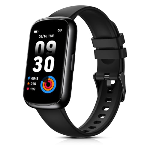 TIFOZEN Smartwatch Damen 1,47\" Fitnessuhr Klein mit Pulsuhr, SpO2/Schlafmonitor, 24 Sportmodi, Fitness Tracker, Schrittzähler, Wasserdicht 3ATM, Nachricht Whatsapp für Android/iOS (Schwarz) TIFOZEN Smartwatch Damen 1,47\" Fitnessuhr Klein mit Pulsuhr, SpO2/Schlafmonitor, 24 Sportmodi, Fitness Tracker, Schrittzähler, Wasserdicht 3ATM, Nachricht Whatsapp für Android/iOS (Schwarz)