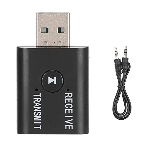 Receptor transmissor USB Bluetooth 5.0, adaptador auxiliar Bluetooth portátil, mini adaptador de áud