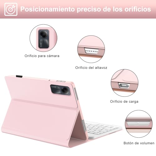 Funda teclado Xiaomi Redmi Pad SE 11 para escribir rápido sin errores en pantalla táctil 6