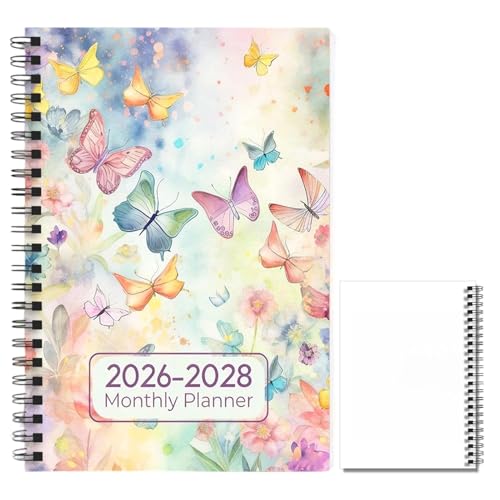 ���ԃv�����i�[ �蒠 - 2026-2028 �A�W�F���_�v�����j���O�u�b�N �N�ԗ\��\,3�N�p �t���[���� �f�U�C�� �v�撠 - �w���A���t�A�q���A�e�B�[���Y�A��l�A�N���X���[�g�A�Ƒ��A�F�l����