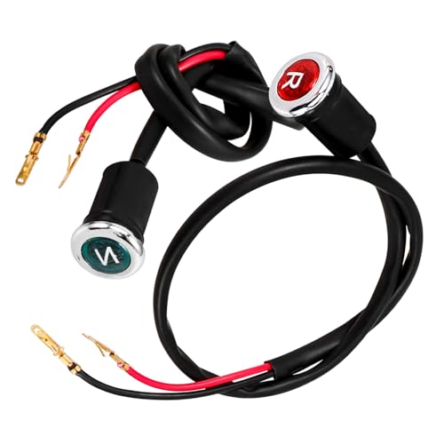 ERINGOGO 1 Pair Motorcycle Gear Indicator Light Durable LED Neutral Reverse Lights for Enhanced Visibility Easy Installation Motorcycle Accessory for Off Road Vehicles