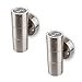 Produktbild 2x Edelstahl Wandlampe Up & Down Wasserdichte Licht - Dekorative Wandleuchte Gartenlicht IP44GU10Nicht inbegriffen Außenstrahler Spot  2 x 2 flammig) Eingangsleuchte, Veranda, Terrasse, Korridor