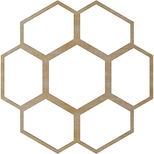 Image of Ekena Millwork 24 inchOD x 8 1 /2 inchID x 3 /8 inchT Florin Wood Fretwork Pierced Ceiling Medallion, Birch