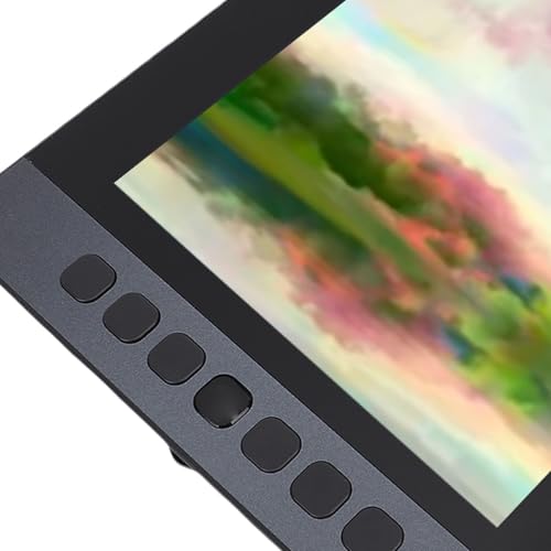 Tableta gráfica Yunseity con pantalla de 11,6 pulgadas, ángulo de visión de 178°, para edición de imágenes y arte digital en PC miniatura 7