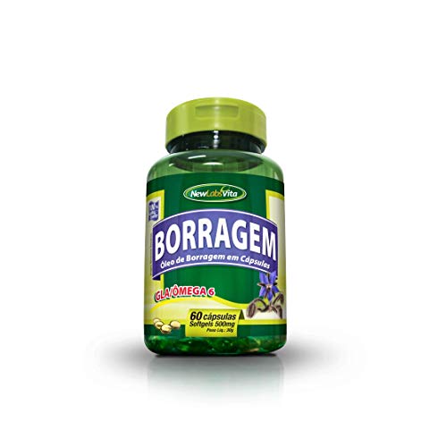 Óleo de Borragem, 60 Cápsulas, New Labs Vita