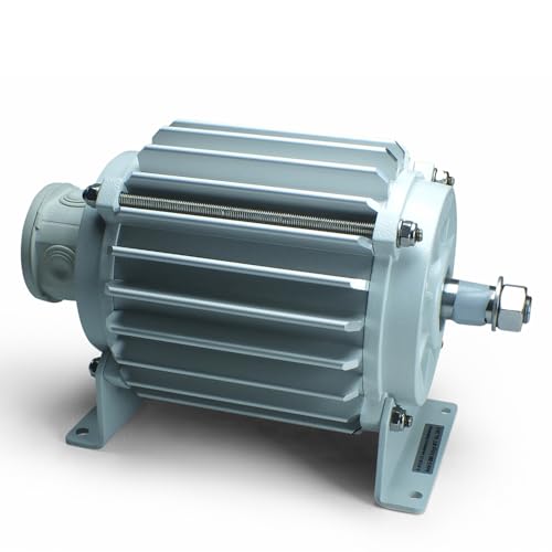 Con magnete al neodimio ISTABREEZE Generatore di magneti permanenti, 2000 Watt, 48 Volt, generatore di corrente alternata a 3 fasi, industriale, per turbina dell\'acqua eolica