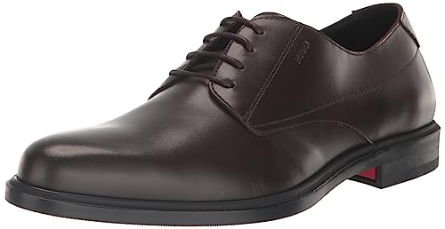 Imagen de HUGO Kerr Zapato de vestir Derby de cuero brillante para hombre