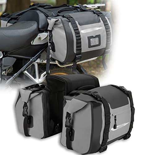 Bolsas laterales contra la lluvia para evitar equipaje mojado en moto BMW GS