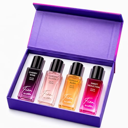 Perfume Gift Set for Women – 4 Mini Eau De Parfum Fragrance...