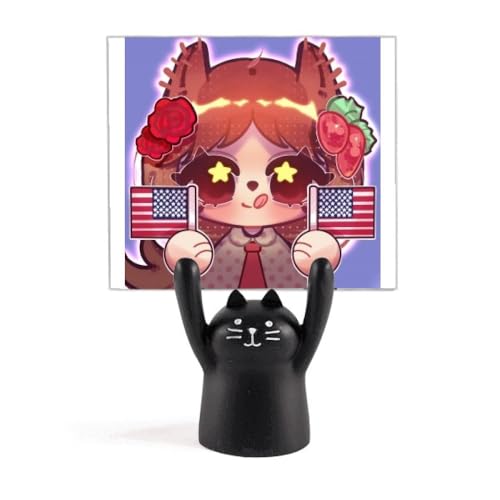 Support mémo écureuil et chat noir pour décoration de bureau USA Amerose