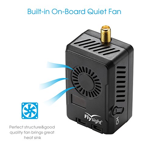 Flysight Black Mamba 5.8Ghz FPV Video Transmitter 40CH Wireless Audio Video FPV Vtx Transmitter for RC Drone MultiTotor Quadcopter (SMA ANT 6-28V,NOT for Gopro)