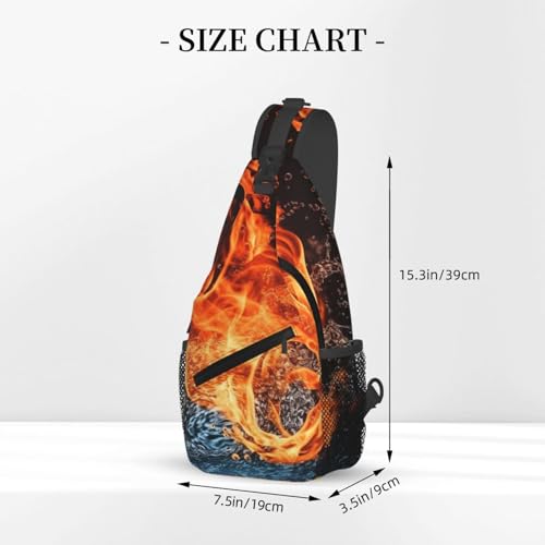 Bolso tipo Sling para mujer y hombre, mochila cruzada miniatura 2