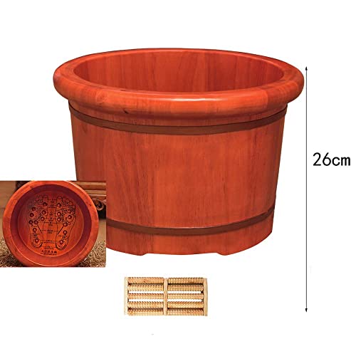 Barril de Madera para Masaje de Pies 26 cm miniatura 2