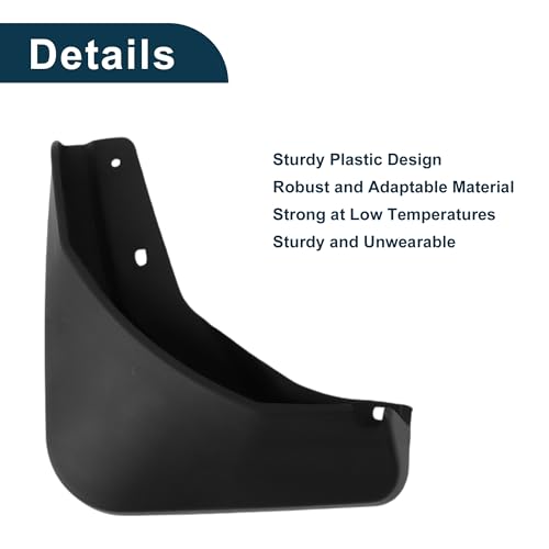 Image of Mud Flaps Splash Guards for Skoda Fabia 2015-2019 W /Mount Accessories Mud Guards Front and Rear 1 Set