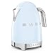 Smeg Kitchen Set, 1.7L Jug Kettle & 4 Slice Toaster, Pastel Blue