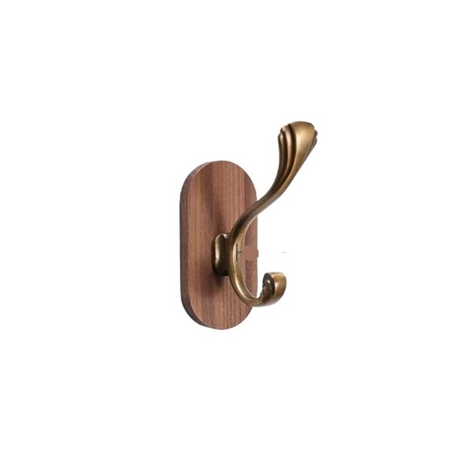 ZTHYSHOZ Coat Hooks A Vintage Wall-Mounted Coat Rack that Requires No Drilling for Installation(Brass)