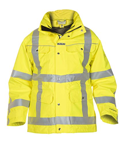 Hydrowear 04026005P Franeker Gewoon geen Sweat Parka, 100% Polyester, 4X-Large Mate, Hi-Vis Geel