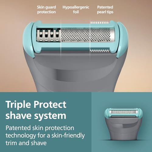 Image of Philips Body Trimmer for Men Private Parts, Clinically Tested for Sensitive Skin, Patented Pearl Tip & Hypo Allergenic Foil, Skin Safe Grooming, Trim or Shave, Waterproof, 2+3yrs* Warranty, BG3470