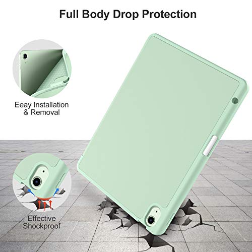 Image of Akkerds for iPad Air 11 Inch Case M4 /M3 /M2,Air 5th /4th Gen 10.9,MatchaGreen