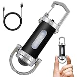 TaimeiMao Superhelle Mini-Schlüsselanhänger, Superhelle Mini Led Taschenlampe,1200 Lumen 3 Modi...