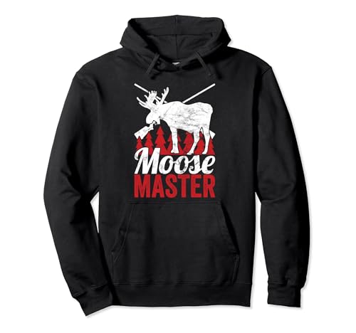 Moose Hunter Moose Master Grunge Hoodie