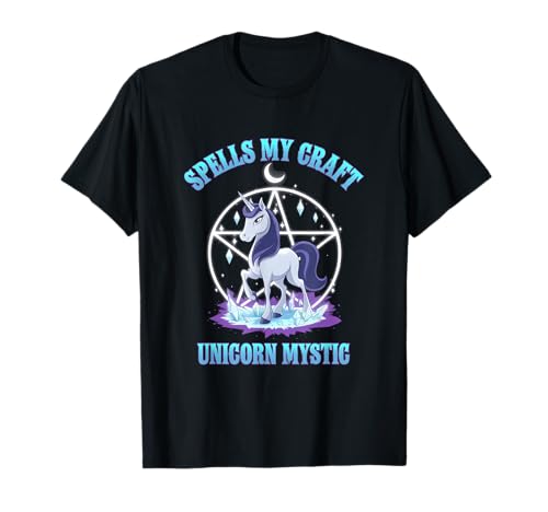 Photo de Unicorn Spells My Craft Mystic Witches Femmes Amateurs de Fantasy T-Shirt