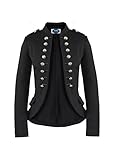 30 ° Maschinenwäsche 4tuality Massimo Military Blazer Slim fit schwarz, Gr.S