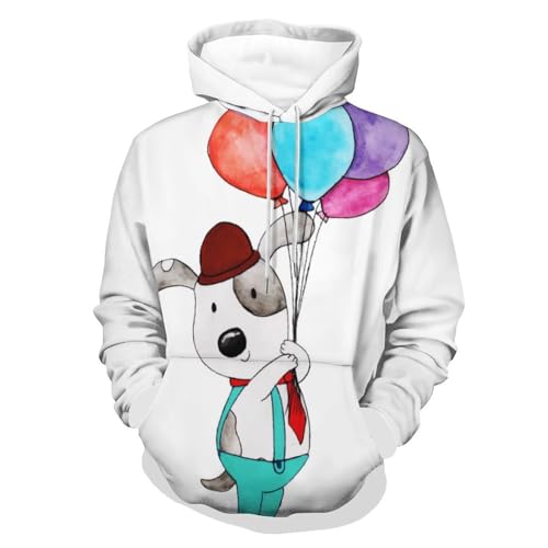 Pull homme femme ballon de chien avec sweats à capuche manche longue style streetwear