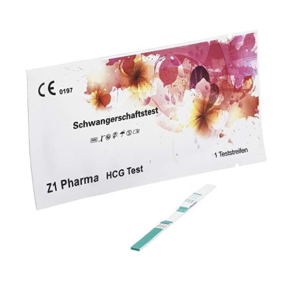 20x Z1 Pharma® Schwangerschaftstest 3. Generation - Frühtest Empfindlichkeit 10 miu/ml