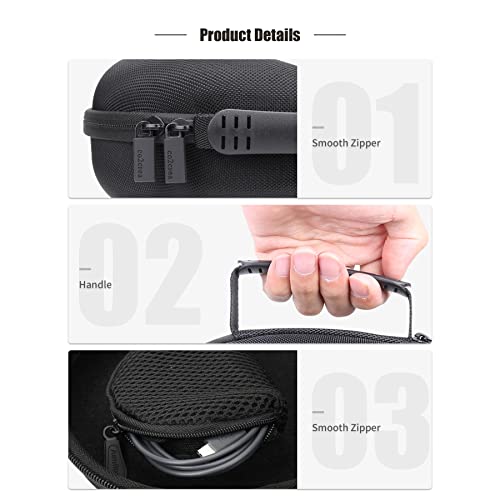 Aenllosi Hard Carrying Case for Sennheiser HD 350BT/450BT Over-Ear Wireless Bluetooth Headphones, Case Only (Black)