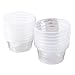 SLSON 100 Pack Gecko Food and Water Cups Gecko Ledge Replacement Cups Reptile Worm Bowl Mealworm Feed Feeder for Lizard Leopard Gecko Crested Gecko and Other Small Pets, 1 Oz
