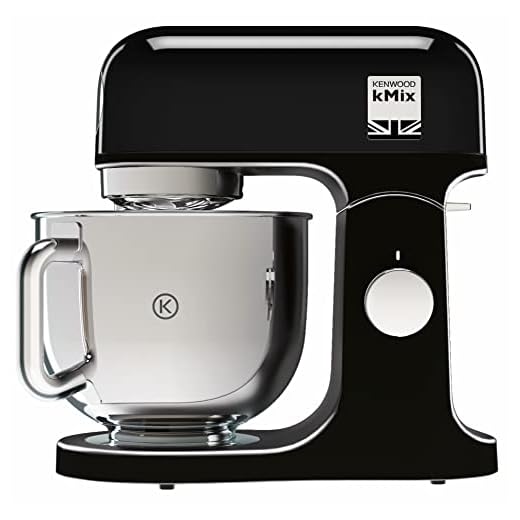 Kenwood KMX750 kMix 5L Stand Mixer with 6 Speed Settings, 1000W - (Black) B+