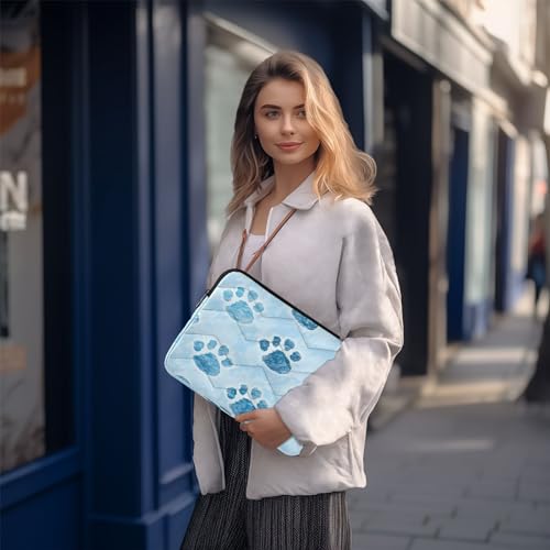 Funda impermeable para laptop 13 a 14 pulgadas azul miniatura 7