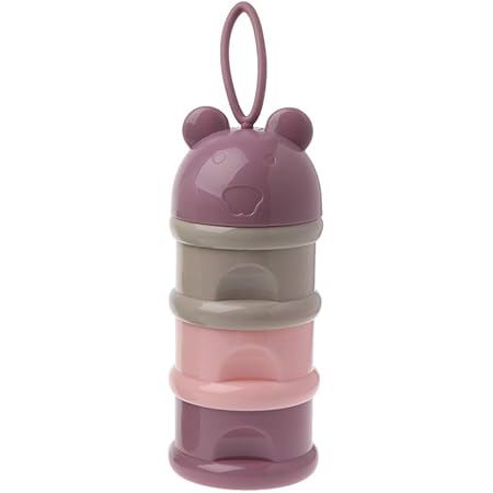 Arthomer Cipliko Doseur Lait En Poudre Boite Doseuse A Poudre De Lait Avec 4 Compartiments Distributeur De Lait En Poudre Boite De Lait Bebe 8x8x23cm Bebe Et Puericulture Le Repas De Bebe Trentonsmilesdental Ca