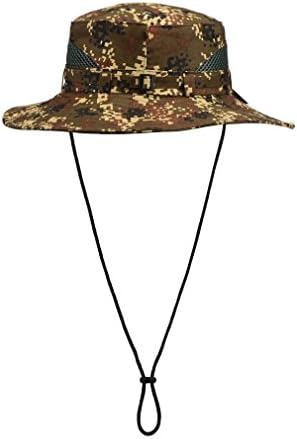 Bucket Hat Camo With String For Mens-Fishing Boonie Hats - UV-Resistant And Cool (camo 4)