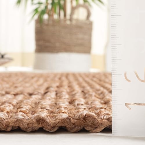 Tapete decorativo de yute SAFAVIEH 8x10 Natural miniatura 2