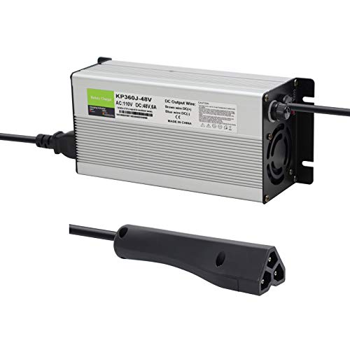 Replacment Golf Cart Battery Charger 48V 6Amp For 48 Volt Ez-Go Ezgo Rxv/Txt With Rxv Plug 3 Prong Connector #TOP16