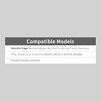 Vista 8 de watchget Filtros de papel espresso de 2.087 in, 1000 piezas de papel de filtro de café sin blanquear para máquina de expreso, pantalla de disco