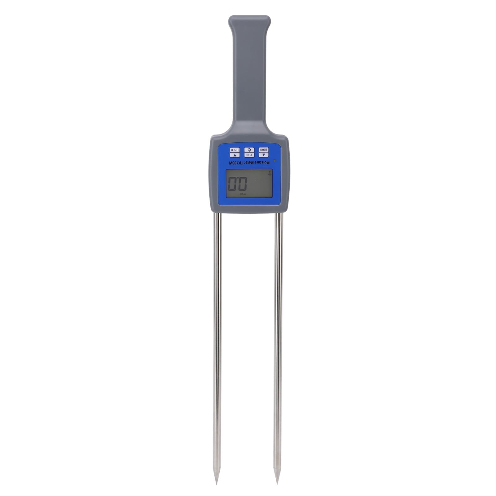 Medidor de humedad de madera Prueba de humedad de leña con sonda con la pantalla LCD retroiluminada Medición precisa para muebles de carpintería