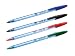 BIC Cristal Soft bolígrafos punta media (1,2 mm) - Azul, Blíster de...