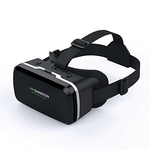 VR Headset for Samsung and Android Phones - Anti-Blue Eyes Protected HD Lenses, VR Goggles for All Smartphone /4.7-6.0in (Without Handle)