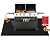 eJOMO Under Grill Mats for Outdoor Grill Deck Protector - Black Under BBQ Grill Mat w/Fire Blanket & Corner Weights, Double-Sided Fireproof Design, Heat Resistance Up to 2000°F, Square, 48x90 Inches