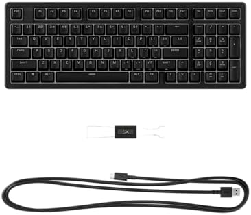 HyperX Eve 1800 β Gaming Keyboard, 1800 Form Factor,10 Zone Customizable RGB Lighting, Built-in Media Buttons, Membrane Switches, β Black - 3