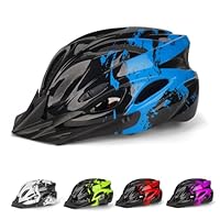Fahrradhelm Kinder, Verstellbarer Kinderhelm für Jungen und Mädchen im Alter von 3–15 Jahren, Multisport-Kinderhelm (50–59cm), Sicherheitshelm für Fahrrad, Roller, Skating (Blue, S: 50-55cm)
